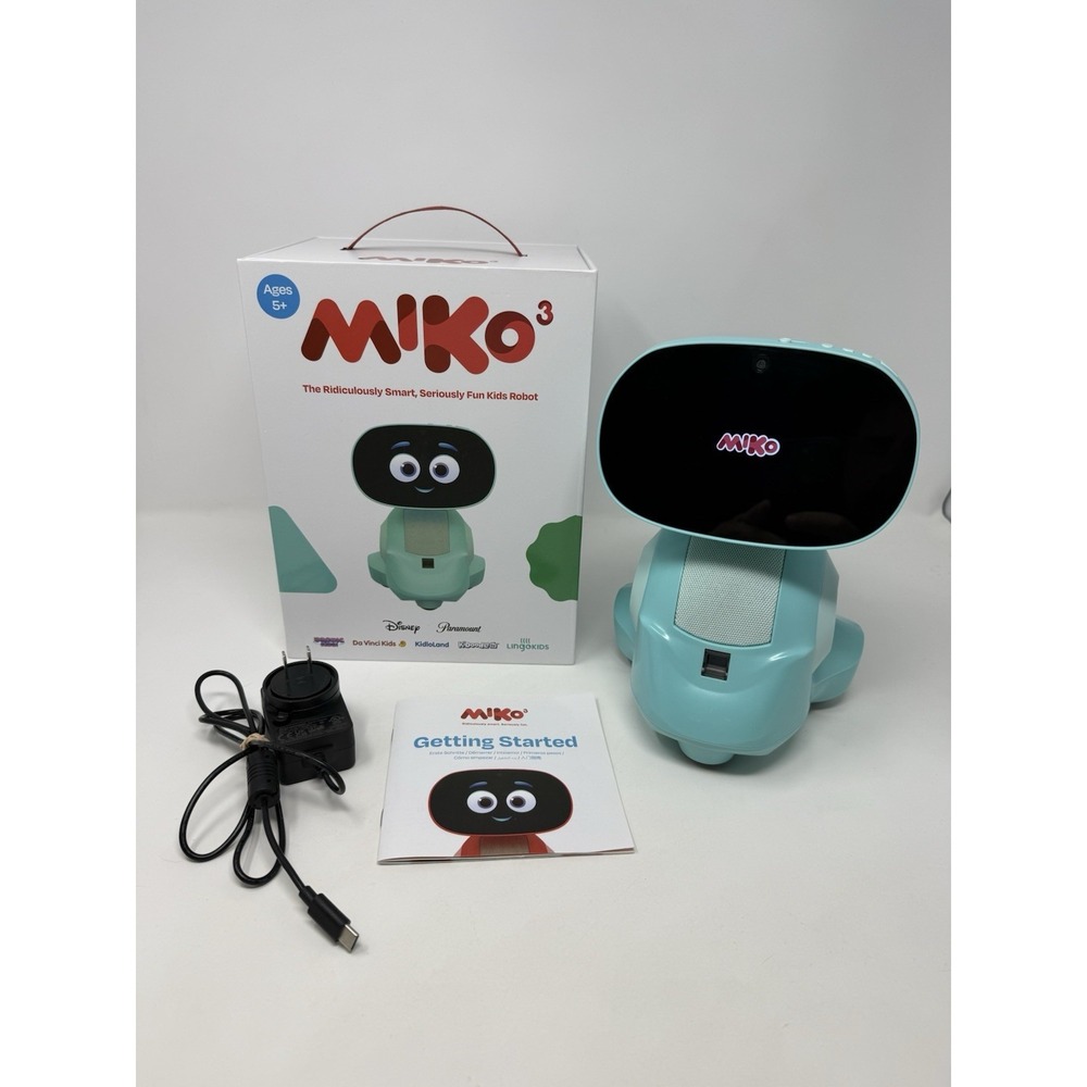 Miko 3 AI-Powered Smart Robot for Kids - Blue (6536489) - Barely Used